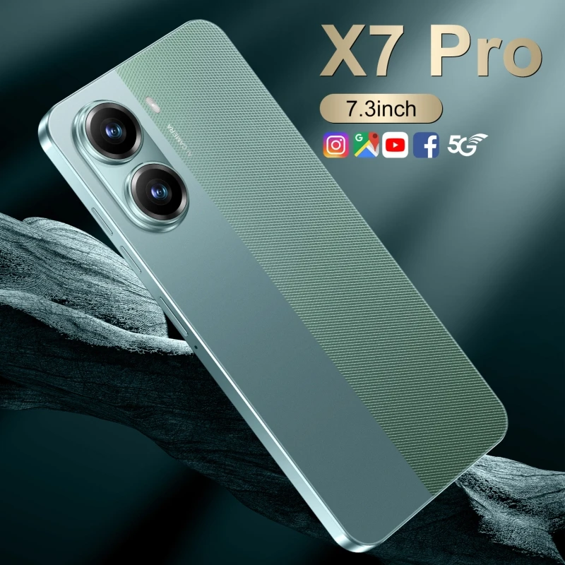2026 New X7 Pro Global Version 7.3inch HD Dual Card 8000mAh Battery Global Edition Original Smart Facial Recognition Function