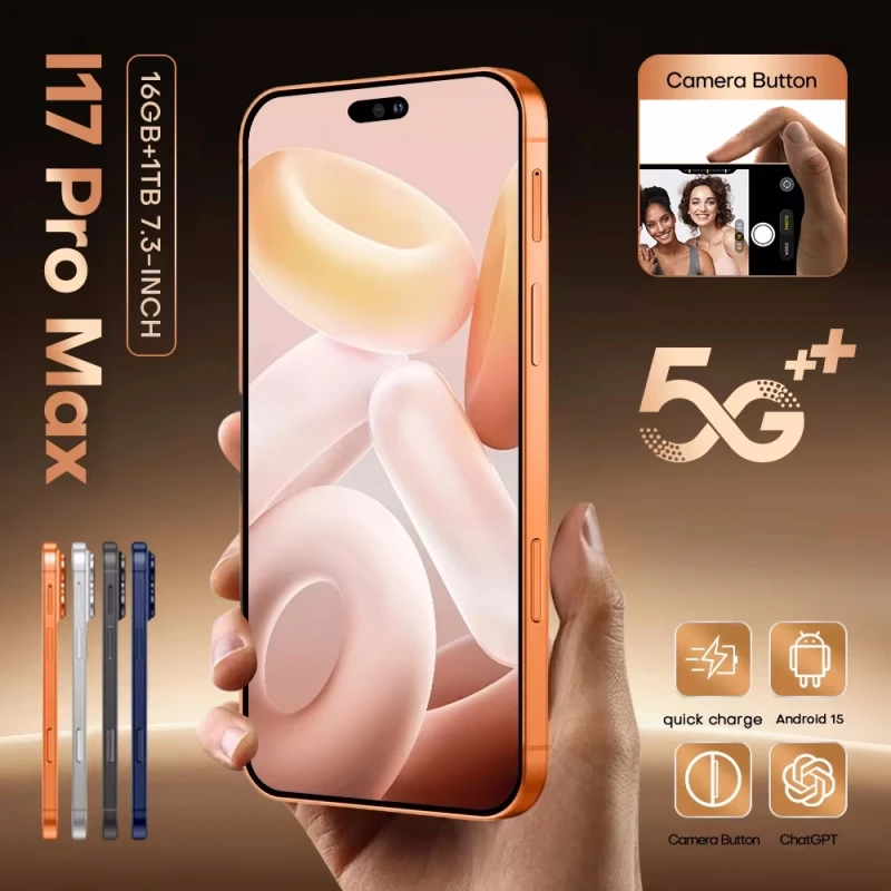 NEW 2026 HOT i17 ProMax standby original intelligent Android 14 system 5G dual card dual global version 8000mAh battery