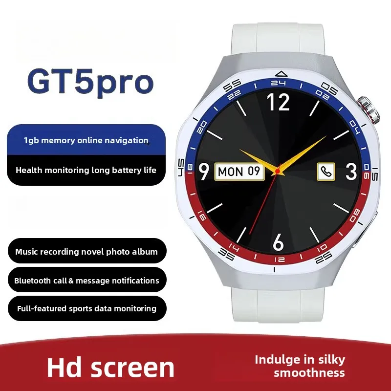GT5 Pro Smart Watch Men, 2026 New Top Version, Health Monitoring, Sports Tracker, Compatible For GT6 Pro