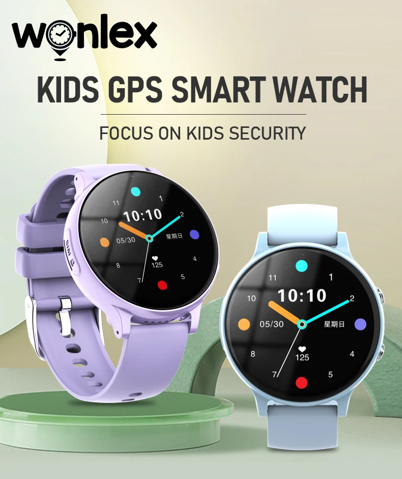 CT06PROKids Smart Watches 4G Video Call GPS Location Tracker SOS Waterproof Smart Phone Watch With Camera For 4-12 Children Aged
