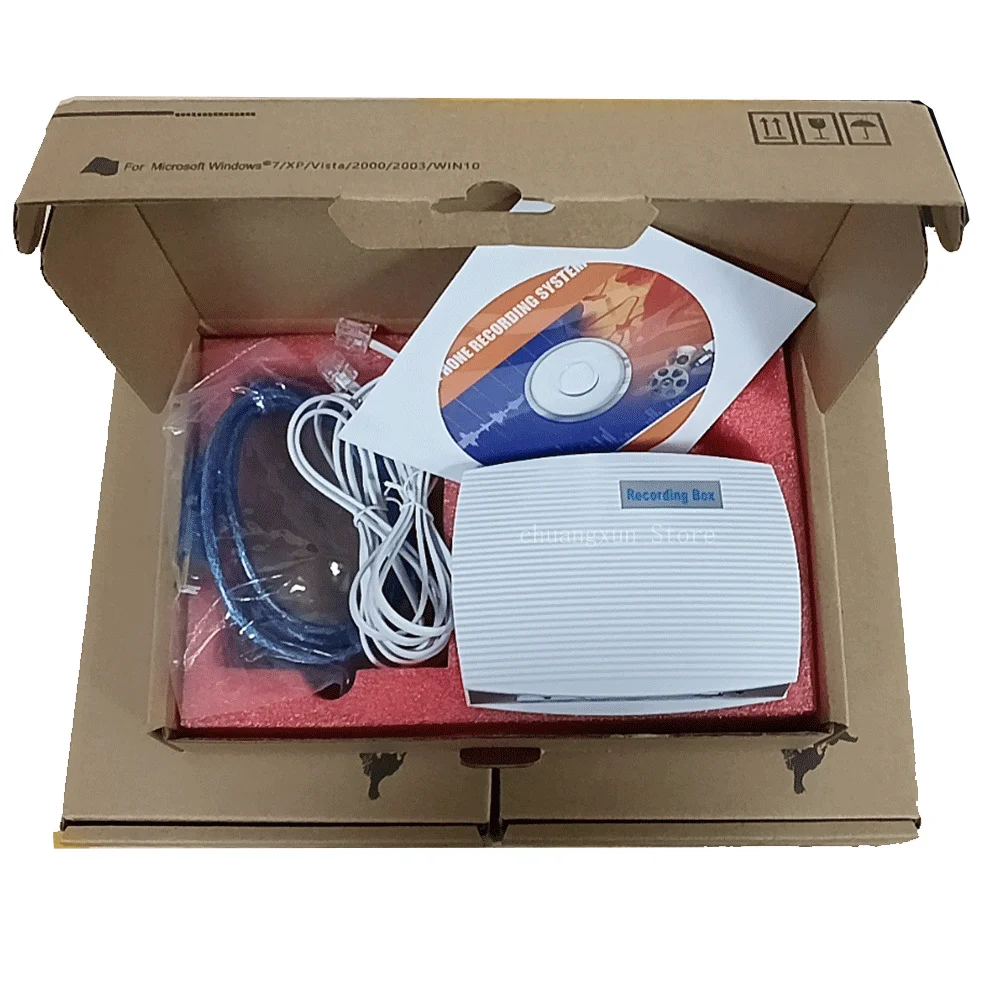 Business Call Record Management Equipment 2/1-Channel USB Telephone Recorder Recording System Incoming Call Recording Query